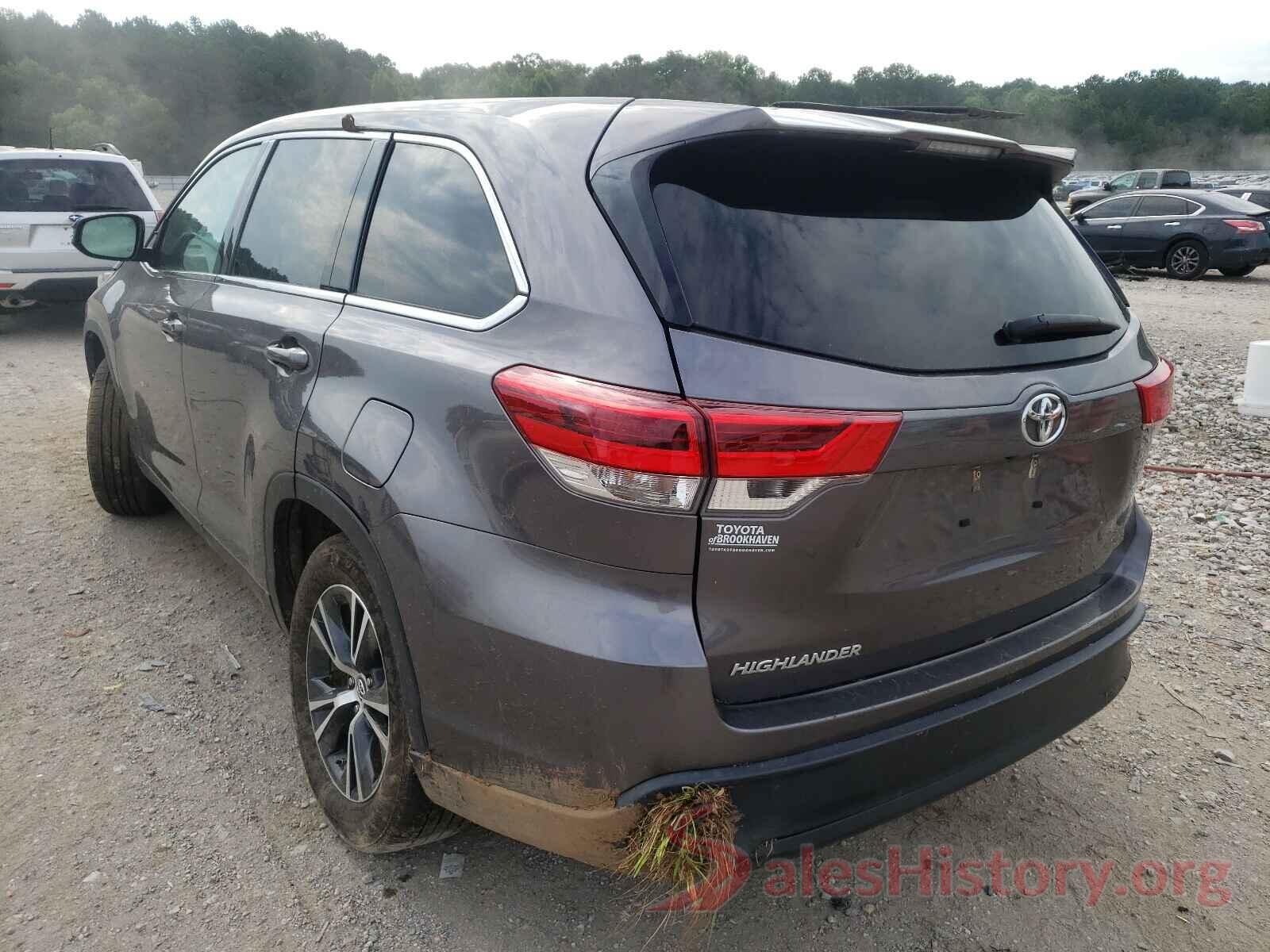 5TDZZRFHXKS289239 2019 TOYOTA HIGHLANDER