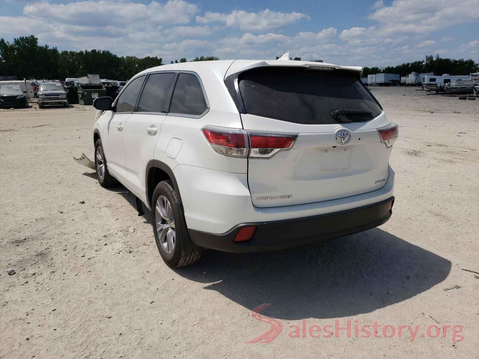 5TDBKRFH3GS320635 2016 TOYOTA HIGHLANDER