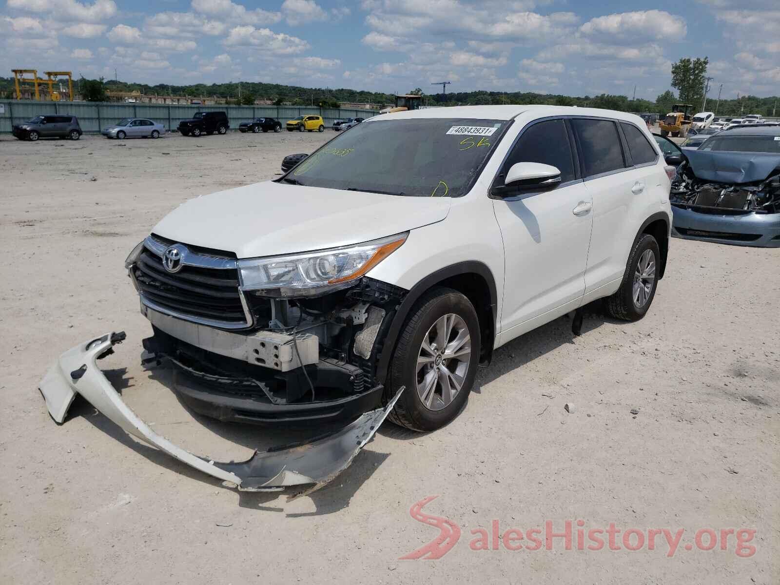 5TDBKRFH3GS320635 2016 TOYOTA HIGHLANDER