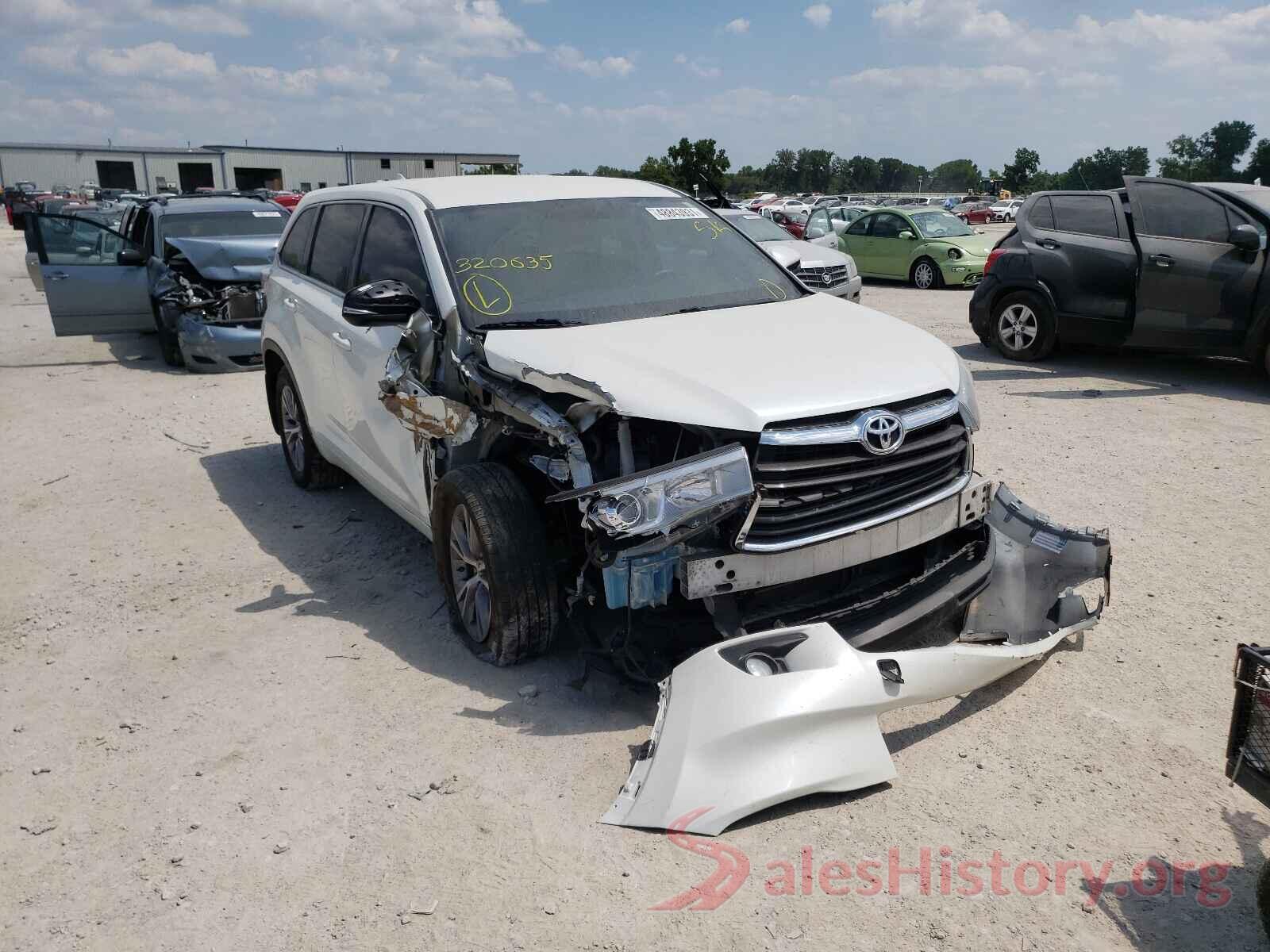 5TDBKRFH3GS320635 2016 TOYOTA HIGHLANDER