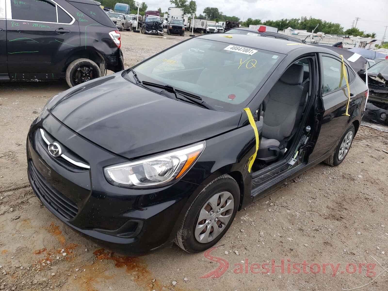 KMHCT4AE5HU170988 2017 HYUNDAI ACCENT