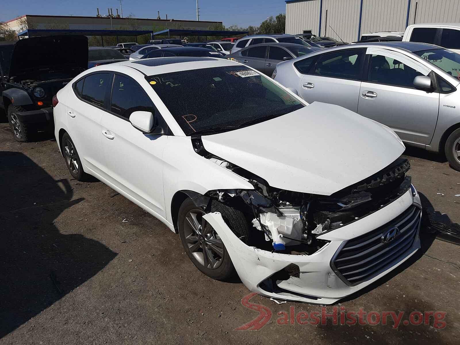 5NPD84LF0JH314544 2018 HYUNDAI ELANTRA