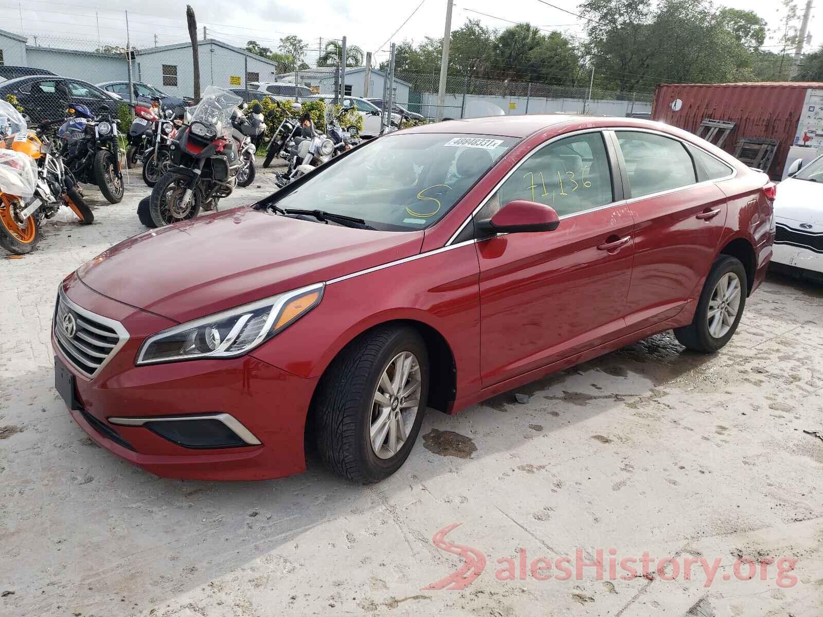 5NPE24AF8GH284923 2016 HYUNDAI SONATA