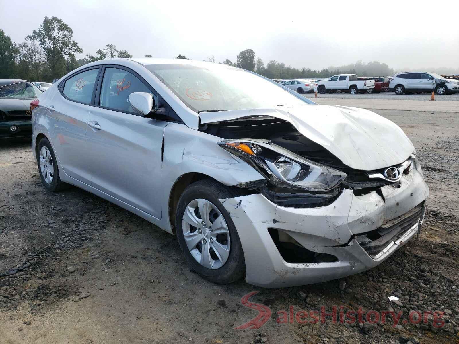 5NPDH4AE1GH738091 2016 HYUNDAI ELANTRA