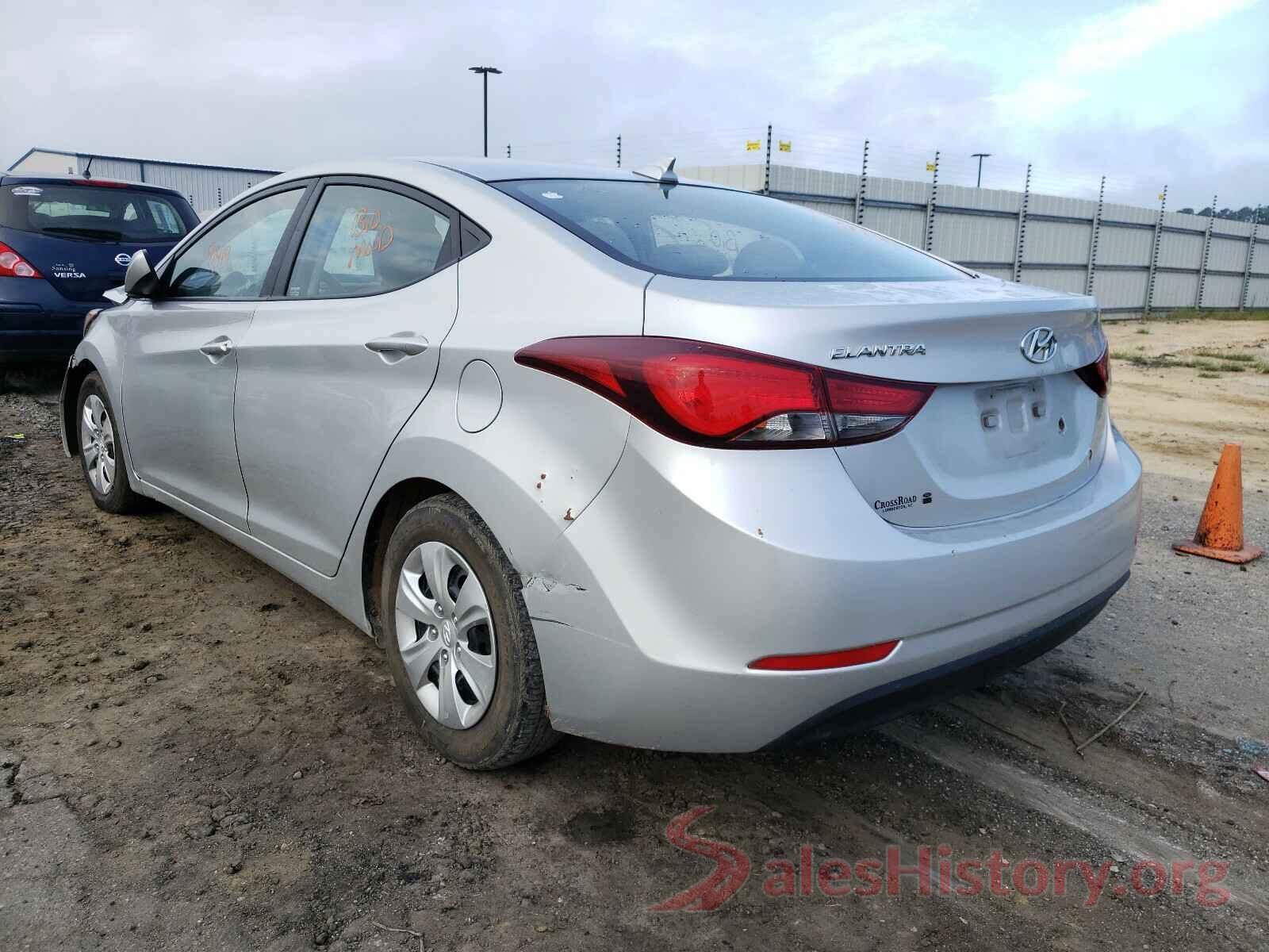 5NPDH4AE1GH738091 2016 HYUNDAI ELANTRA