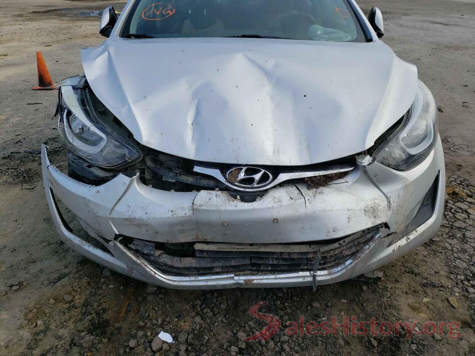 5NPDH4AE1GH738091 2016 HYUNDAI ELANTRA