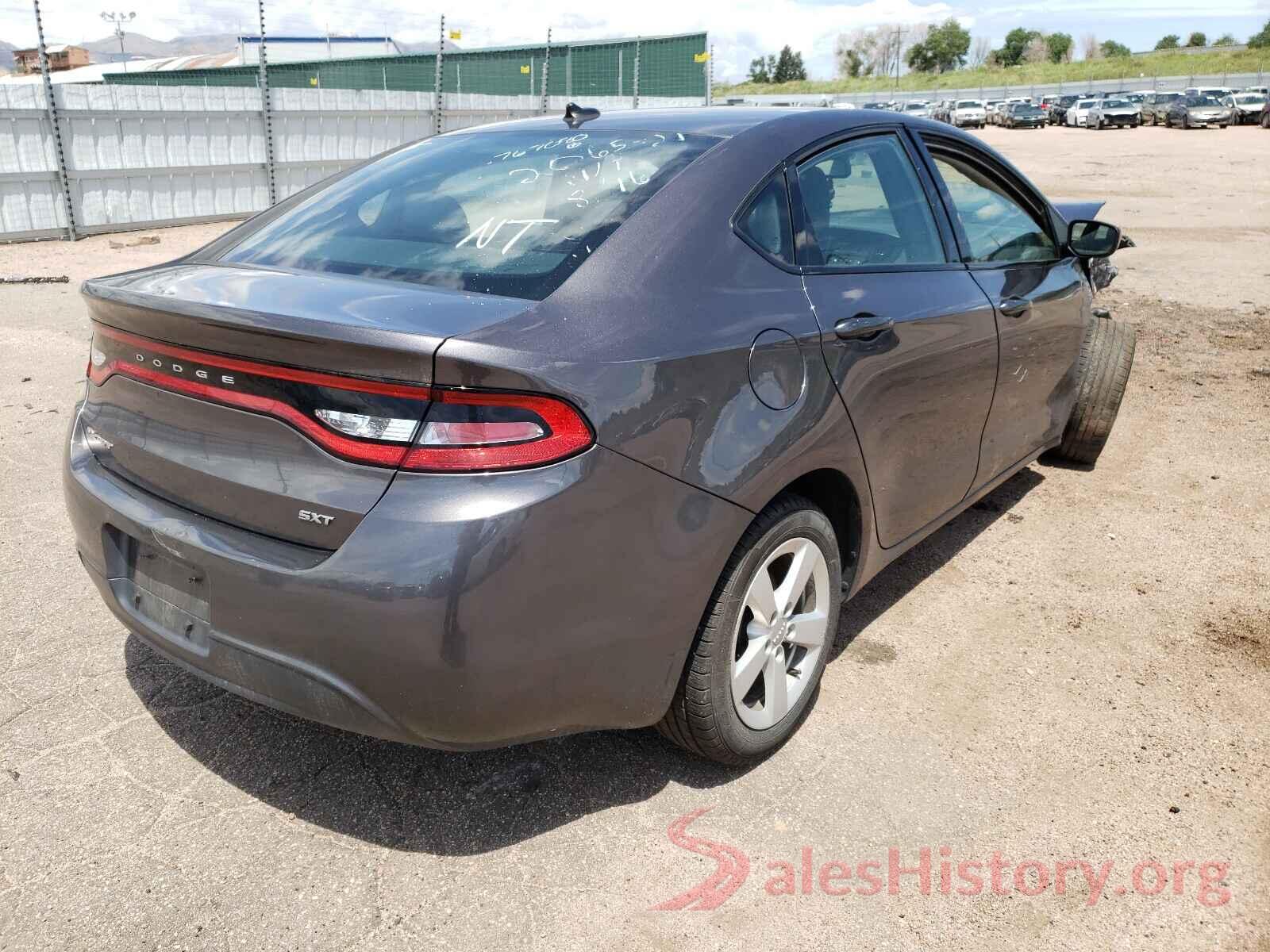 1C3CDFBB7GD767080 2016 DODGE DART