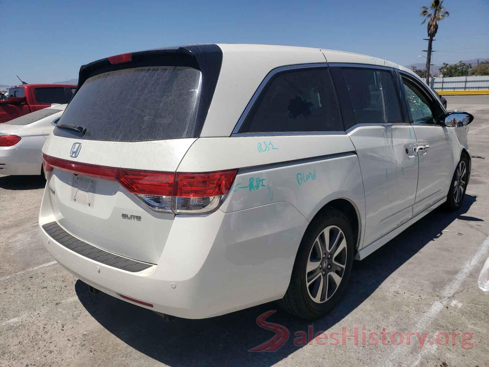 5FNRL5H9XGB015678 2016 HONDA ODYSSEY