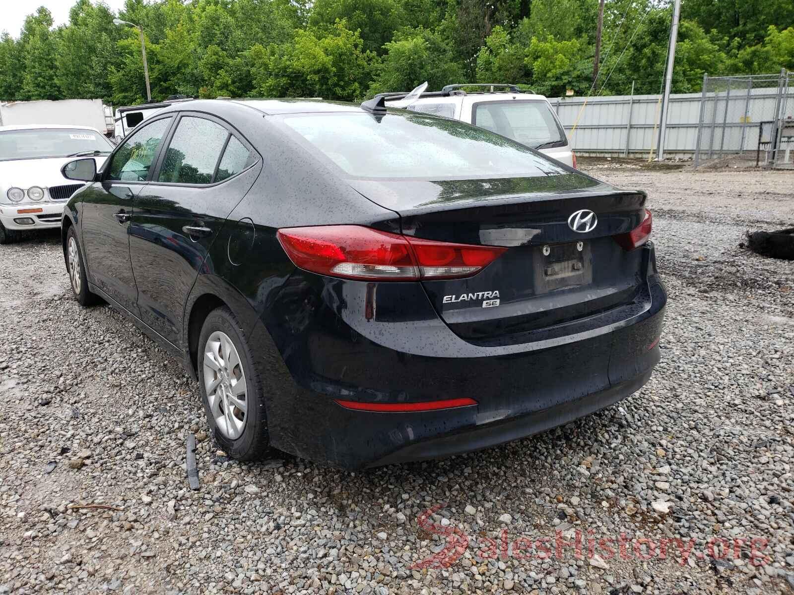 KMHD74LF3HU182877 2017 HYUNDAI ELANTRA