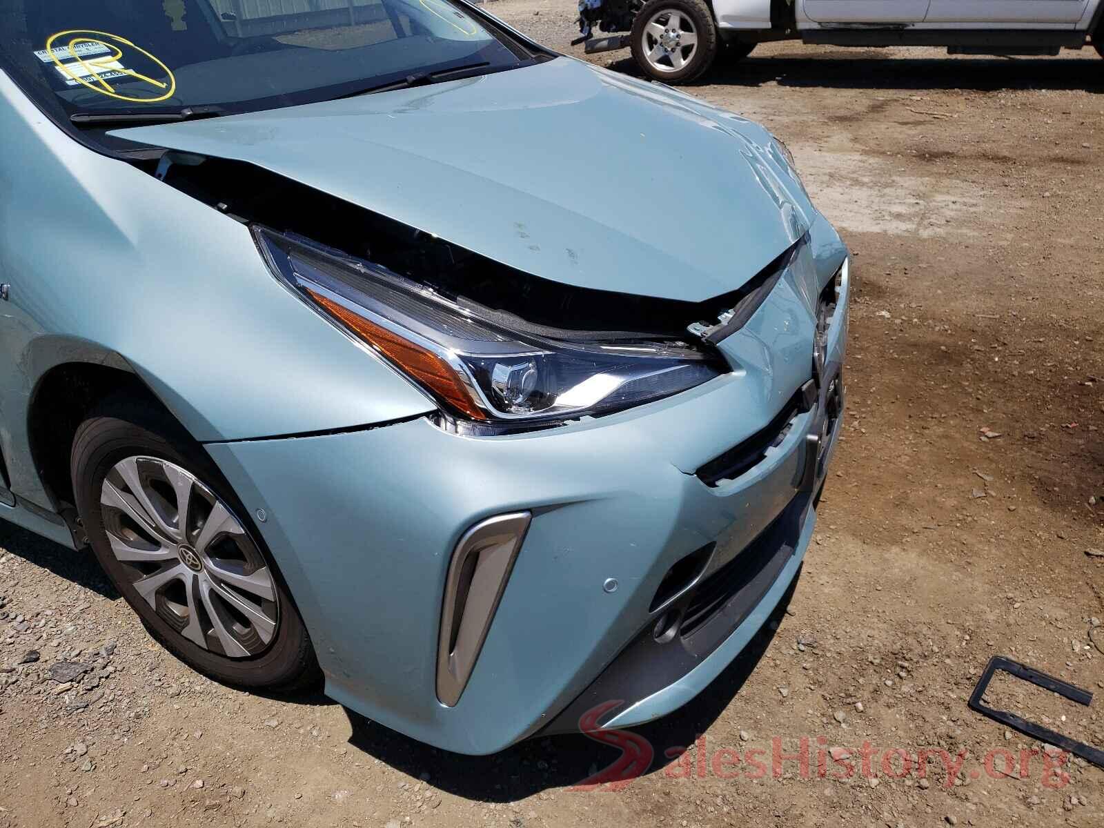 JTDL9RFU3L3018982 2020 TOYOTA PRIUS