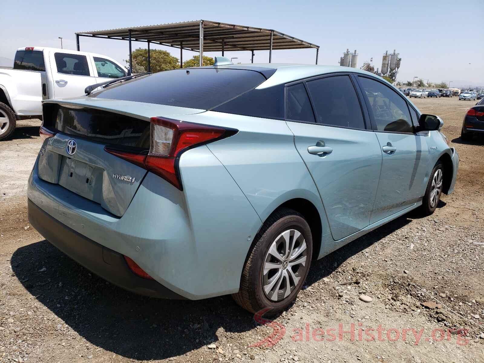 JTDL9RFU3L3018982 2020 TOYOTA PRIUS