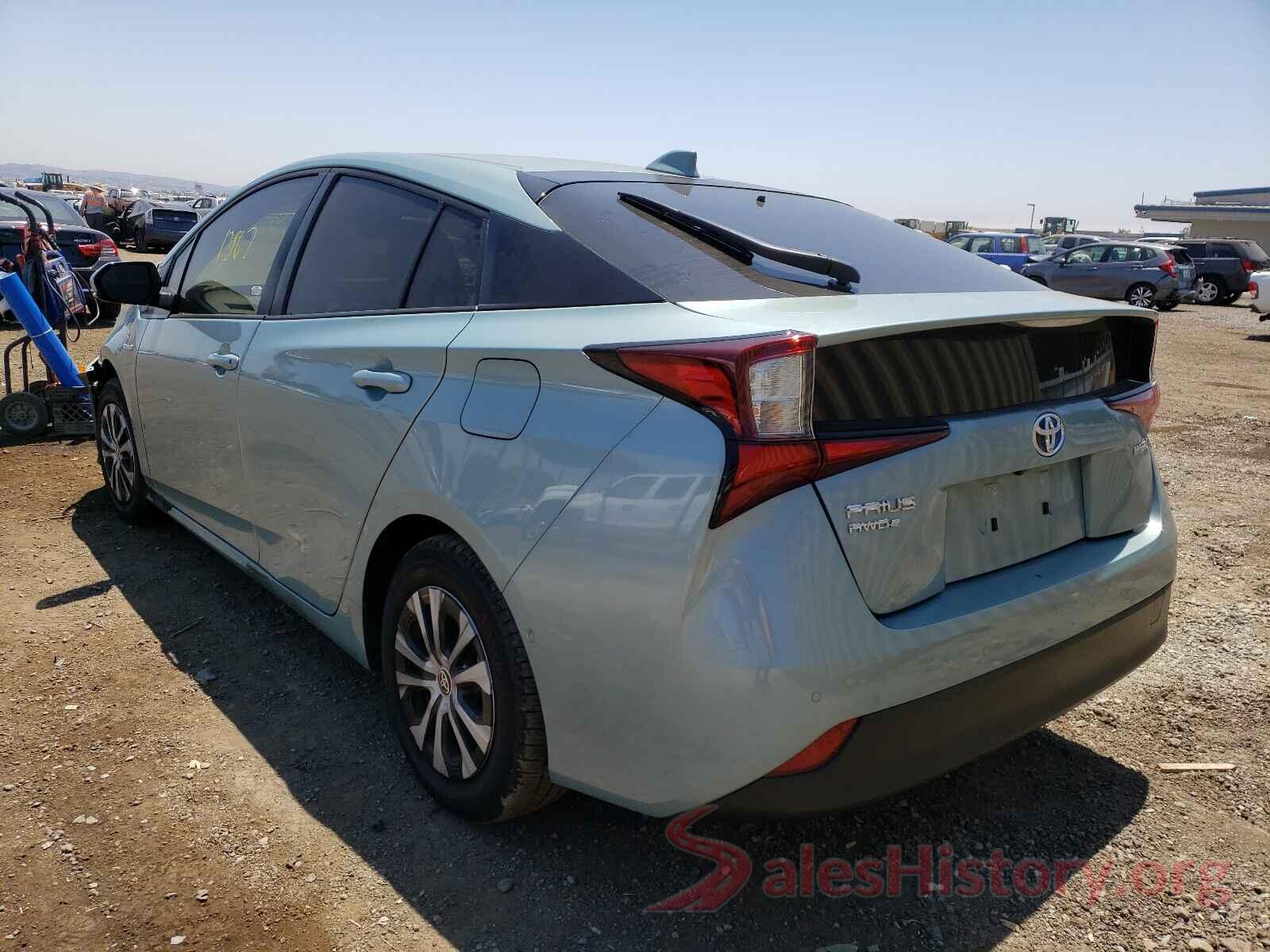 JTDL9RFU3L3018982 2020 TOYOTA PRIUS