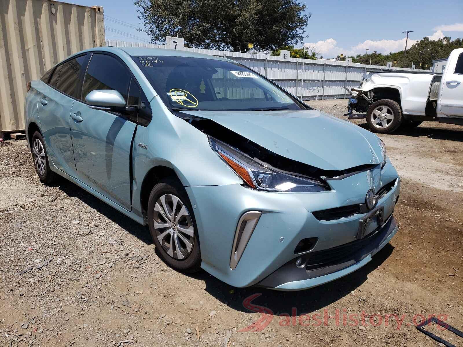 JTDL9RFU3L3018982 2020 TOYOTA PRIUS