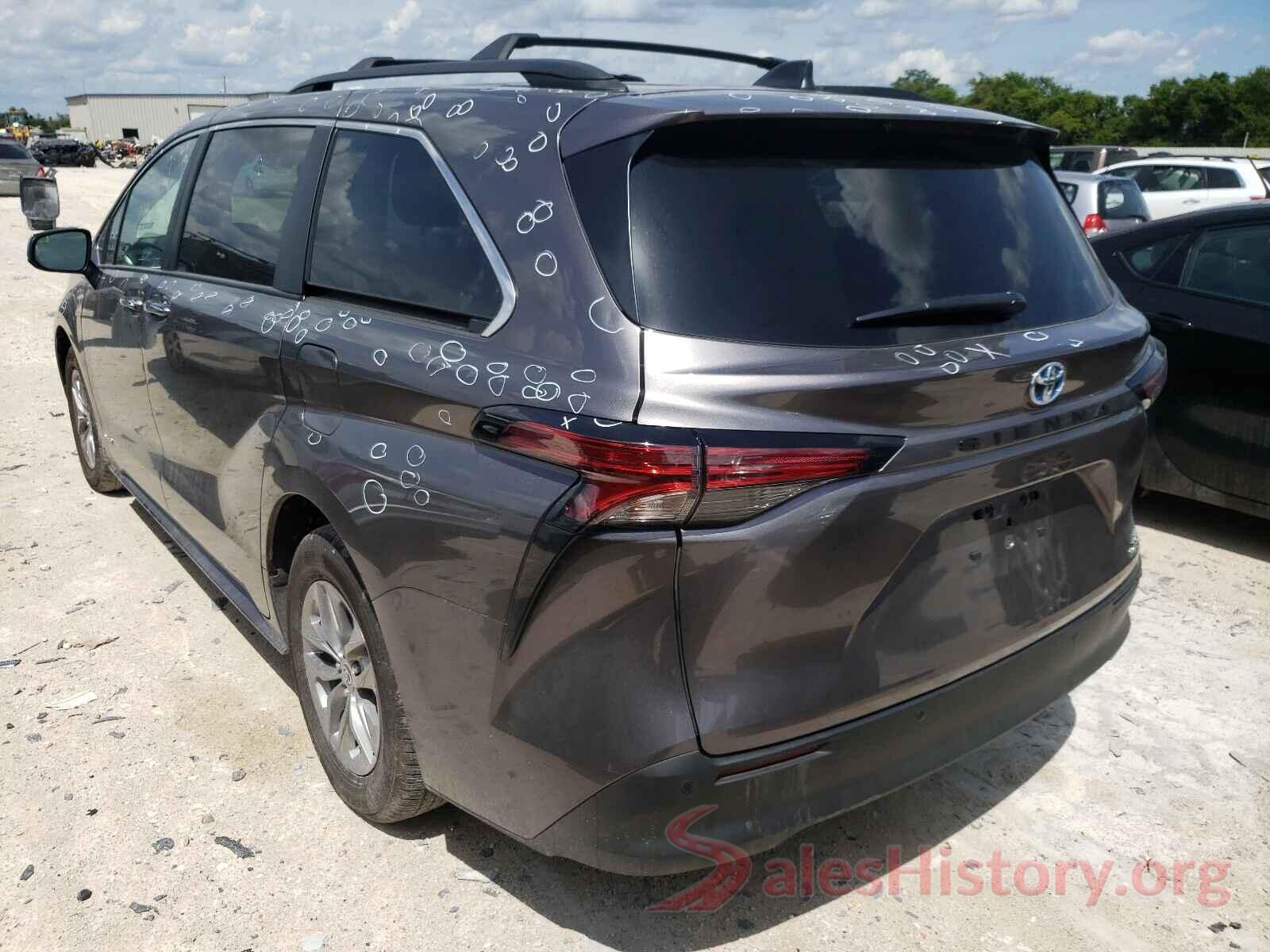 5TDYRKEC9MS004347 2021 TOYOTA SIENNA