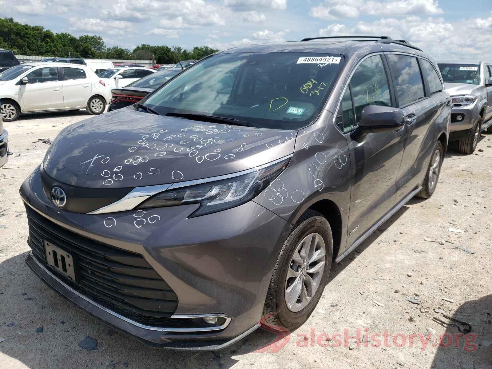 5TDYRKEC9MS004347 2021 TOYOTA SIENNA