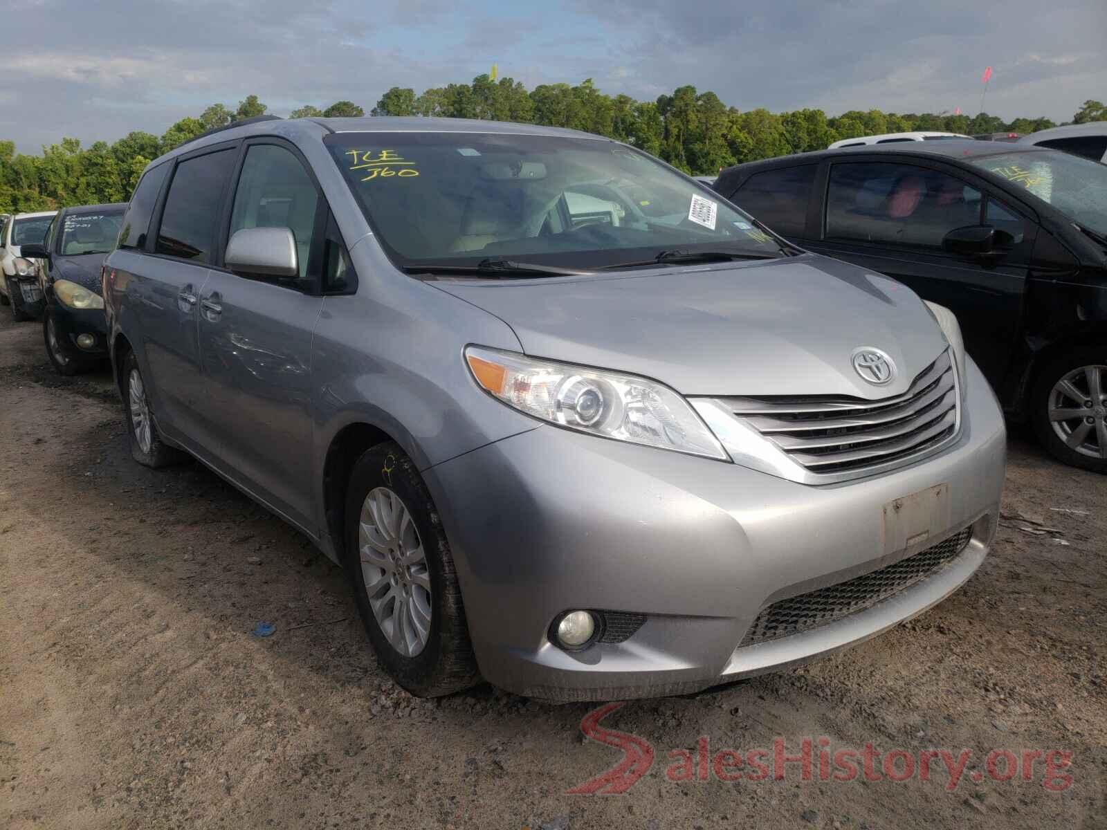 5TDYZ3DC4HS812649 2017 TOYOTA SIENNA