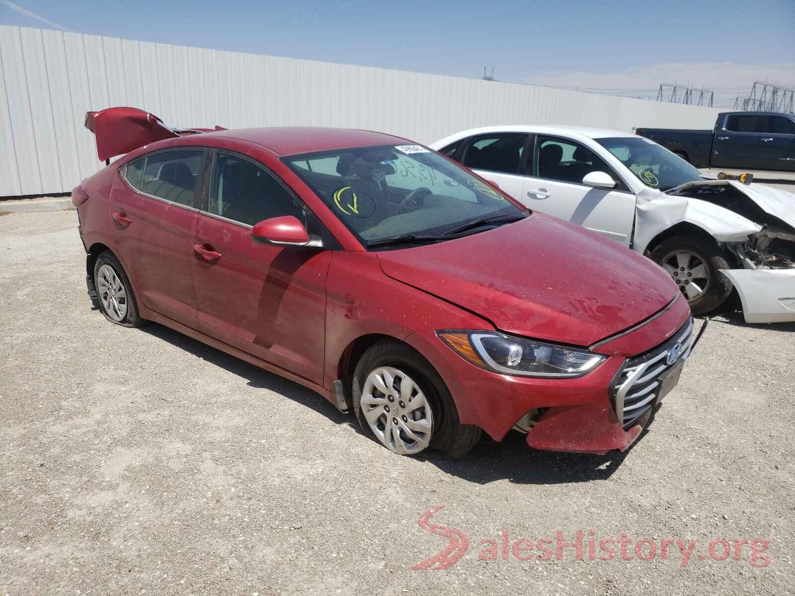 KMHD74LF9HU390441 2017 HYUNDAI ELANTRA