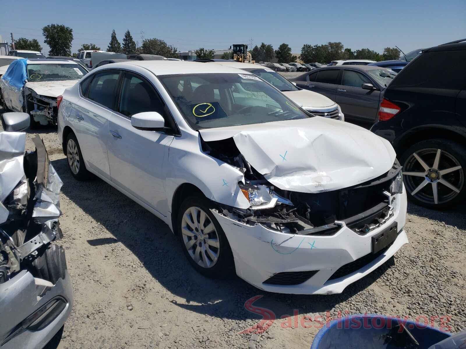 3N1AB7APXHY345849 2017 NISSAN SENTRA