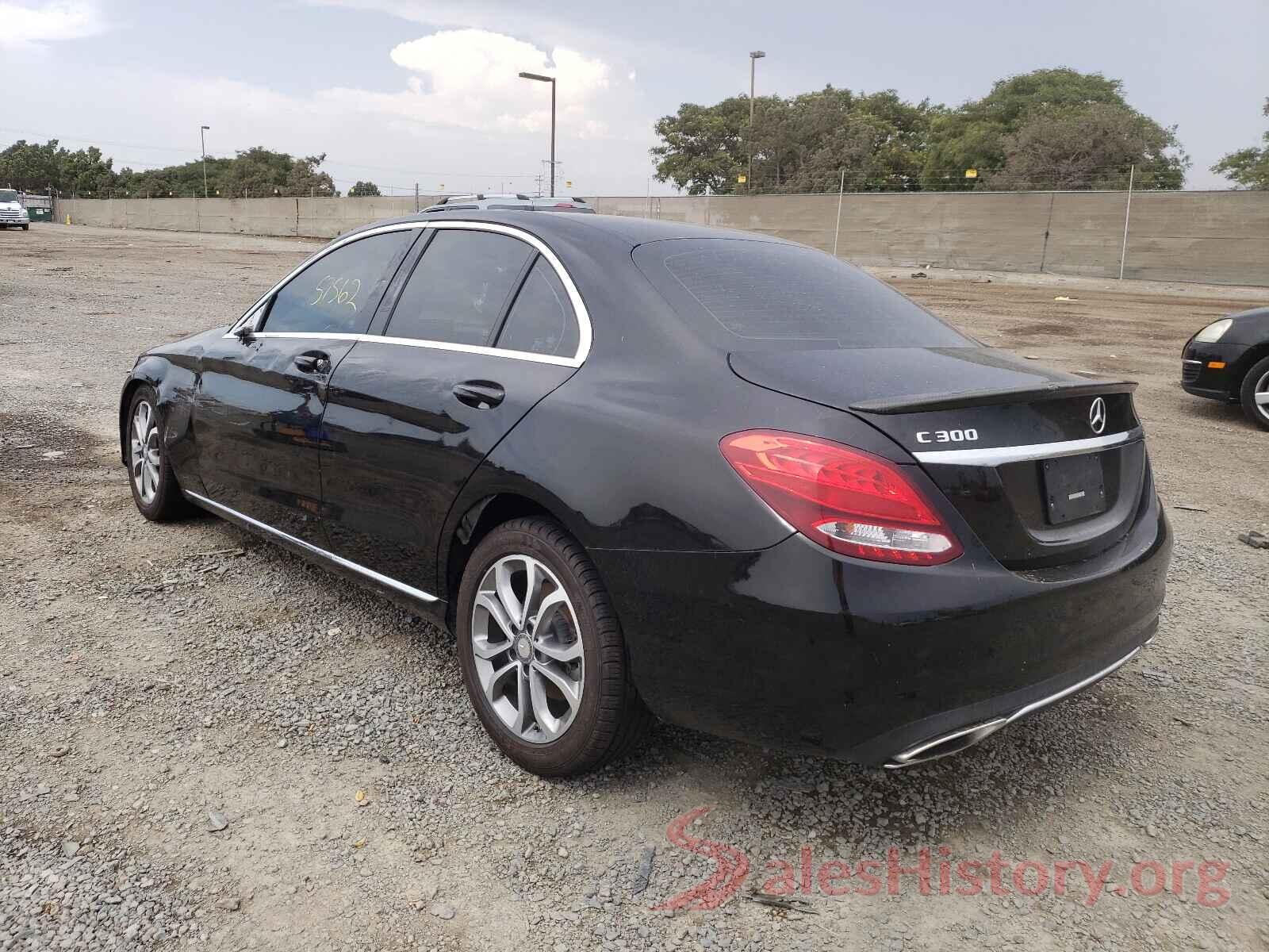 55SWF4JB9HU187850 2017 MERCEDES-BENZ C CLASS