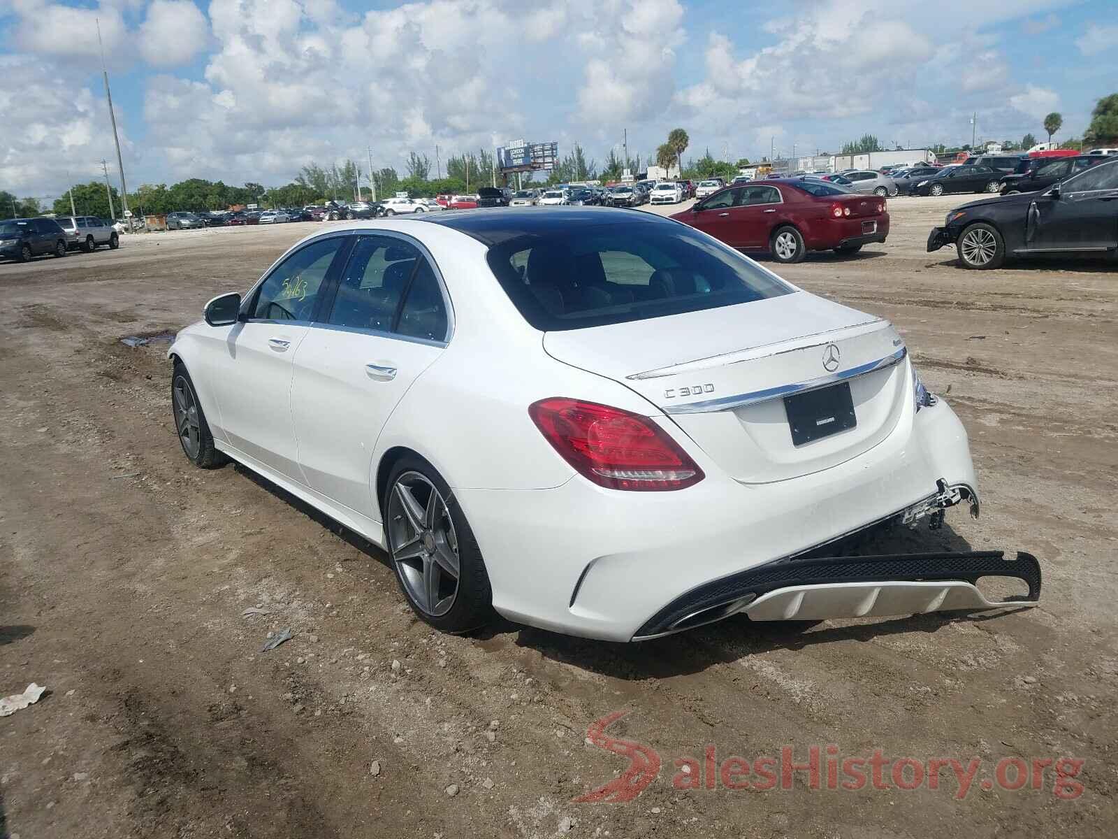 55SWF4KB9GU121800 2016 MERCEDES-BENZ C CLASS