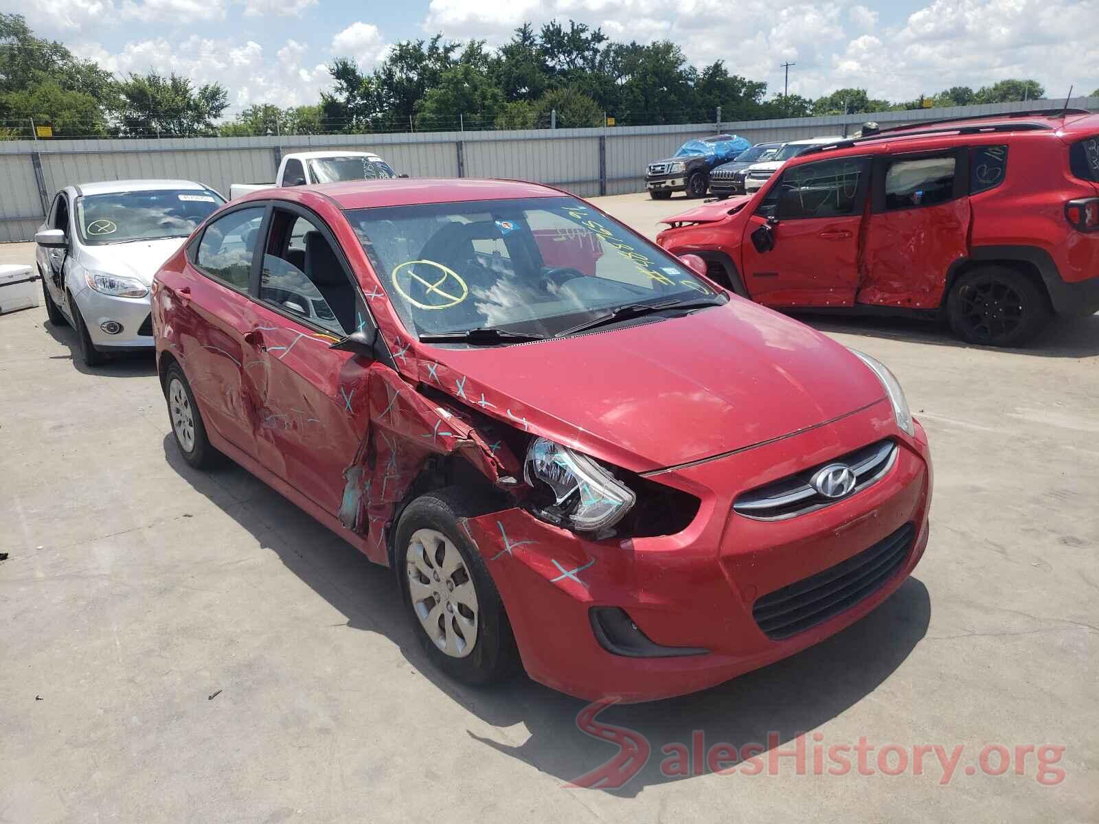 KMHCT4AEXGU014878 2016 HYUNDAI ACCENT