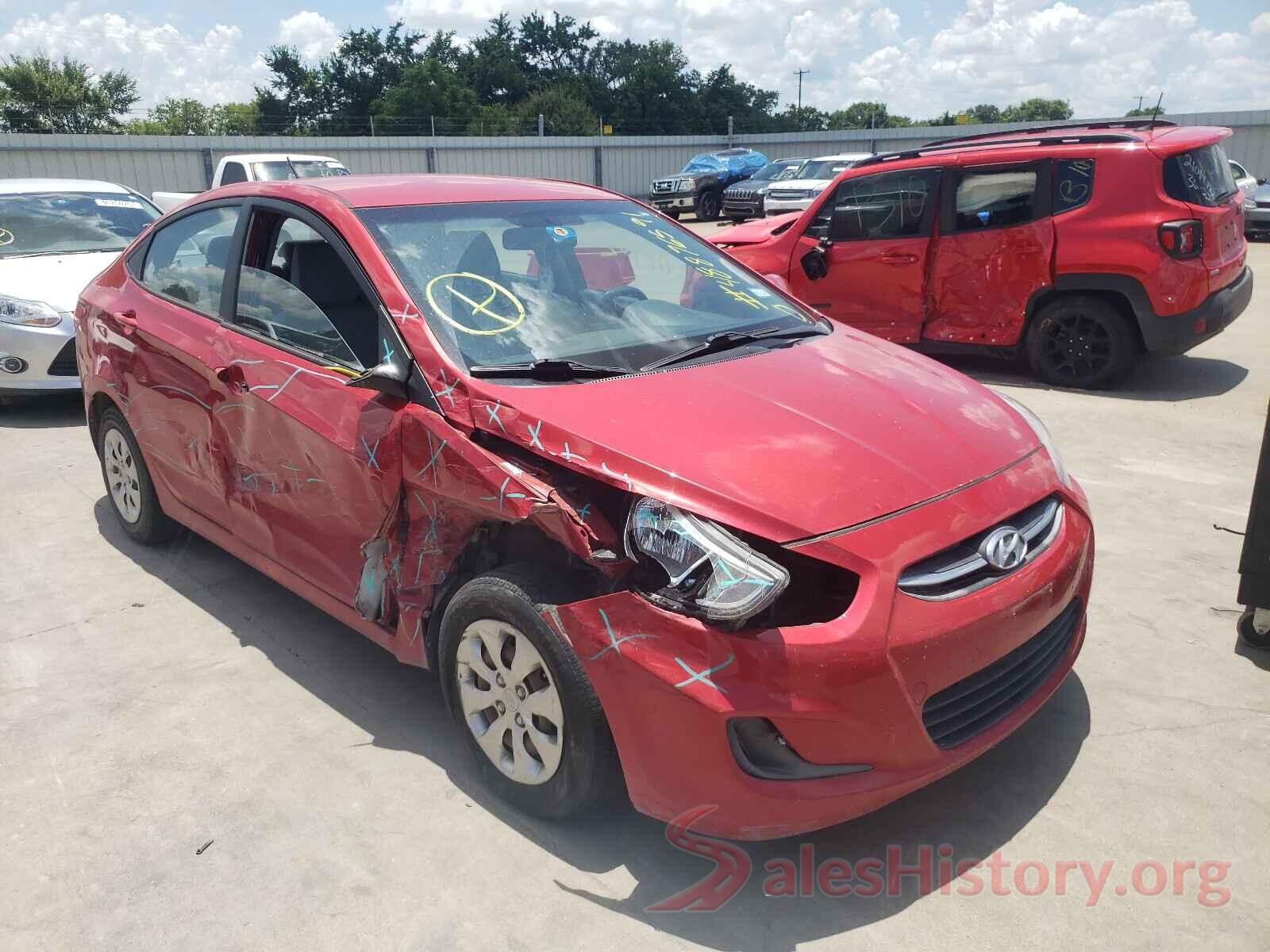 KMHCT4AEXGU014878 2016 HYUNDAI ACCENT