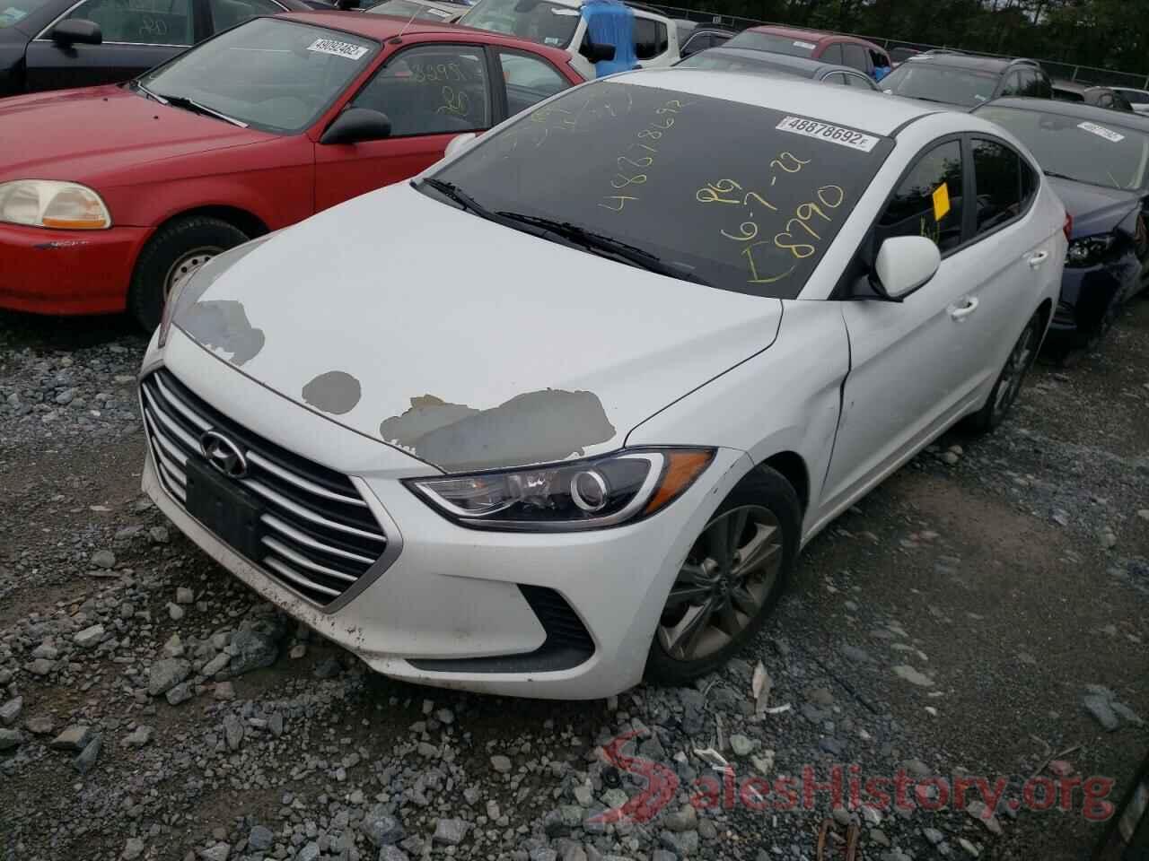 5NPD84LF2JH318790 2018 HYUNDAI ELANTRA