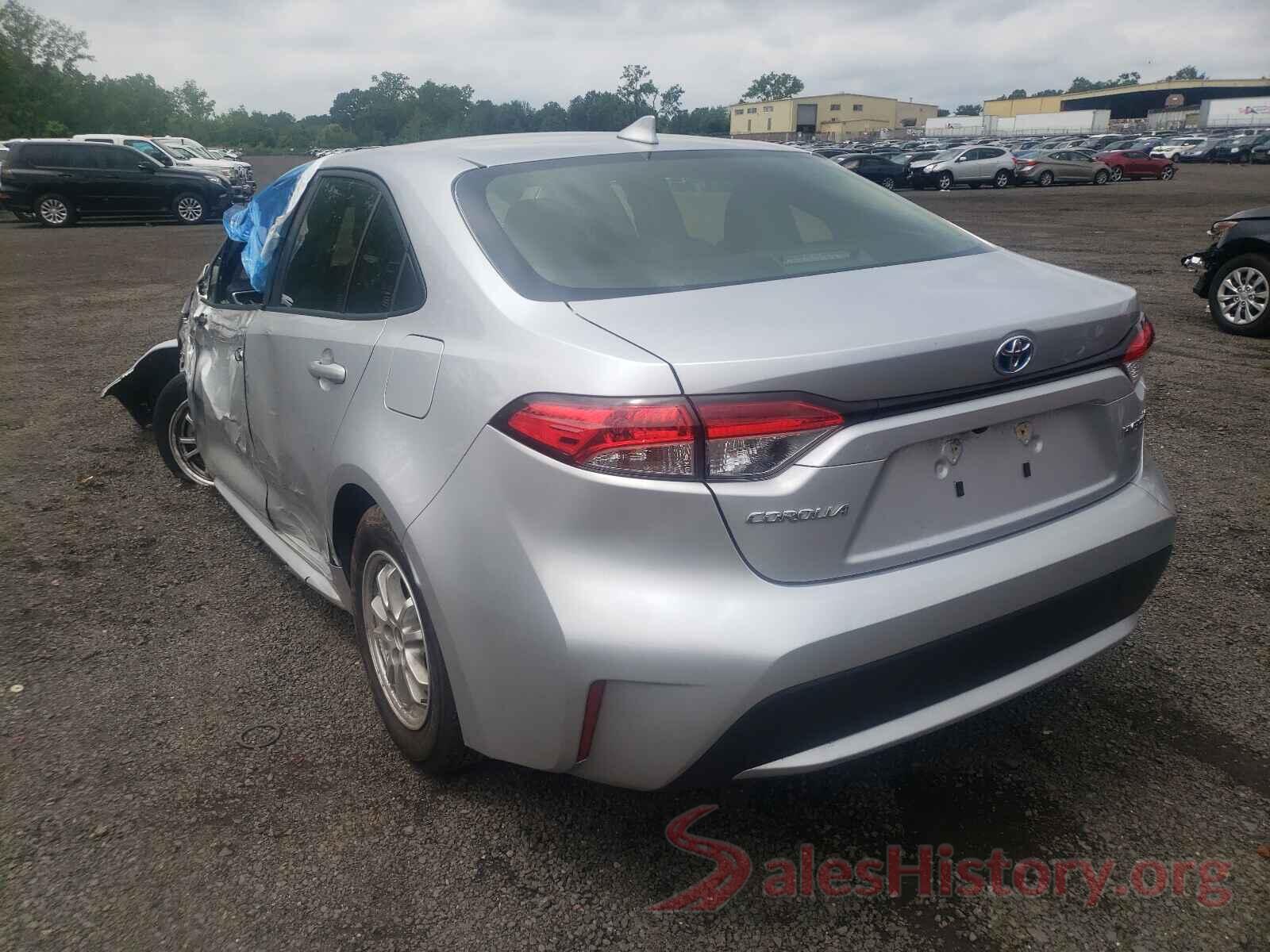 JTDEAMDE3MJ003166 2021 TOYOTA COROLLA