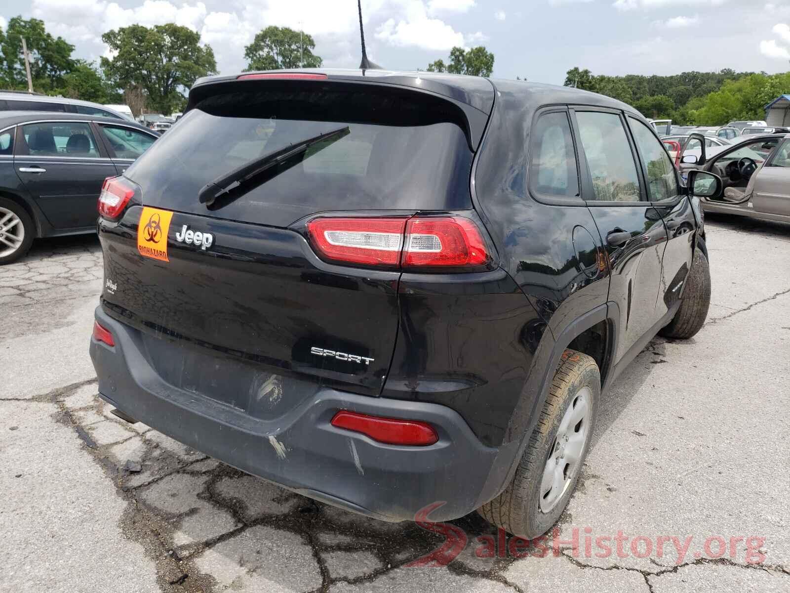 1C4PJLAB8GW176766 2016 JEEP CHEROKEE