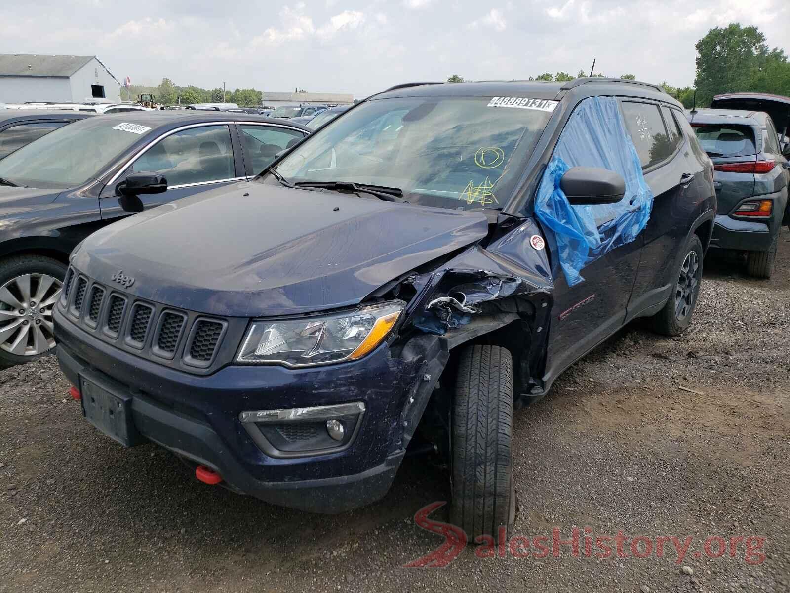 3C4NJDDB1KT733508 2019 JEEP COMPASS