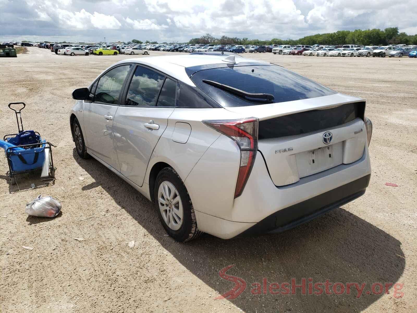 JTDKBRFU8G3012004 2016 TOYOTA PRIUS