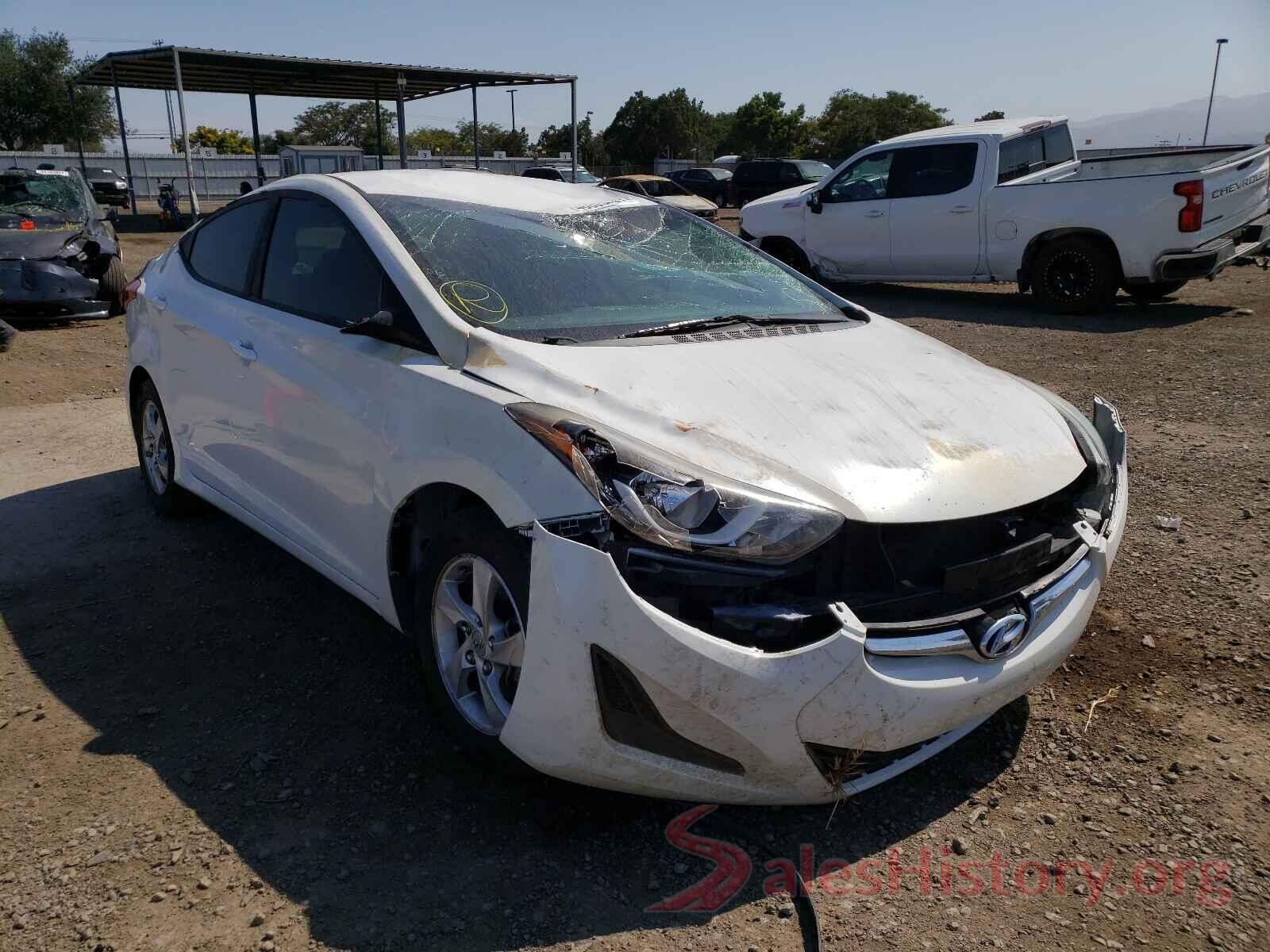 5NPDH4AE9GH754247 2016 HYUNDAI ELANTRA