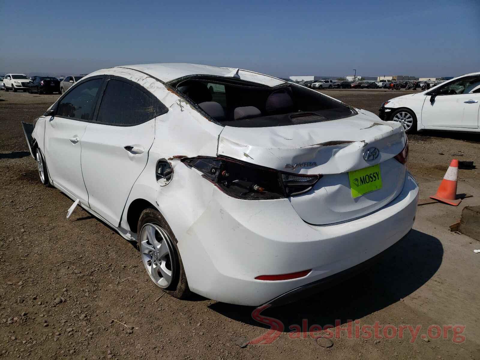 5NPDH4AE9GH754247 2016 HYUNDAI ELANTRA