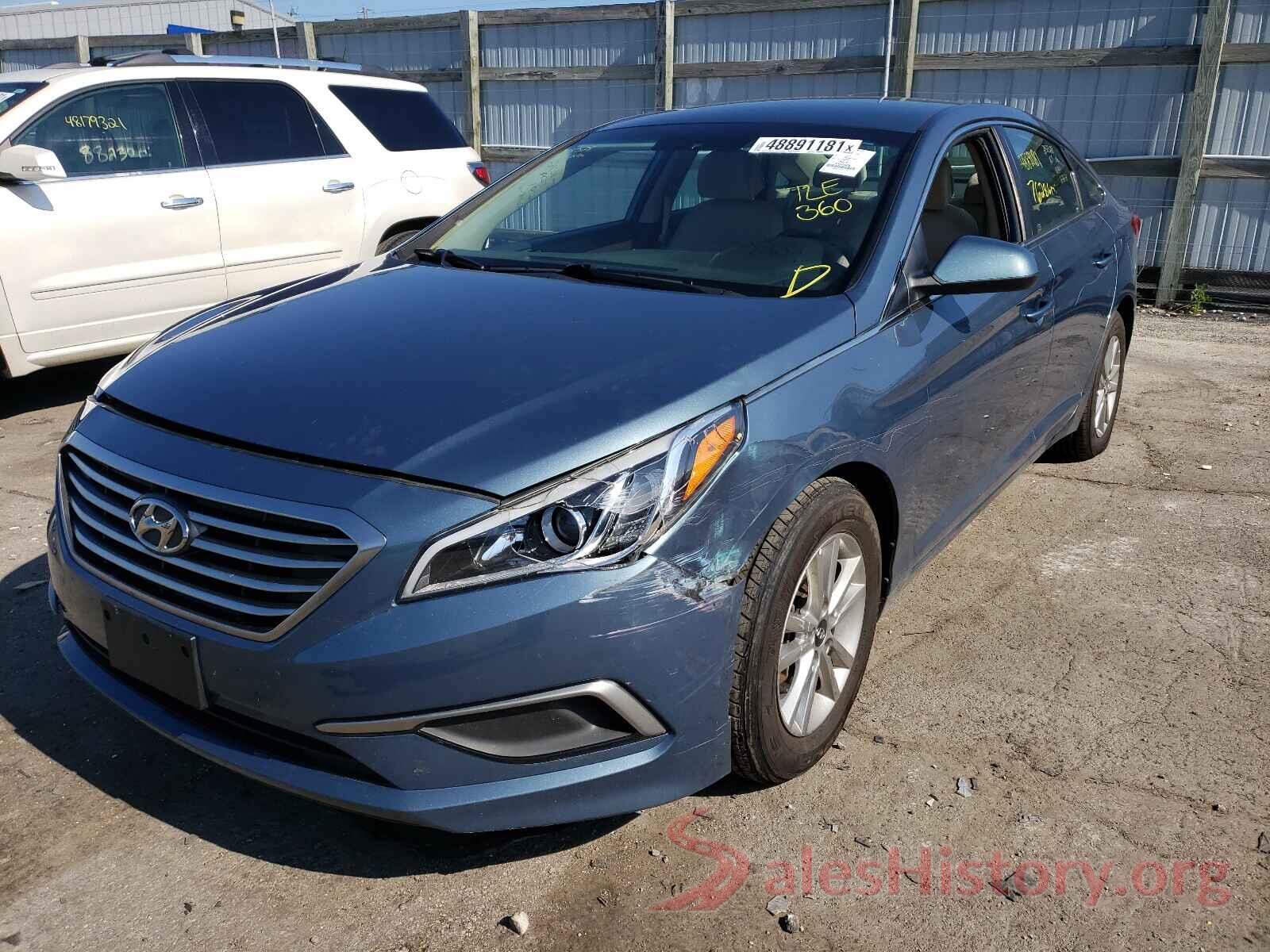 5NPE24AF7GH400130 2016 HYUNDAI SONATA