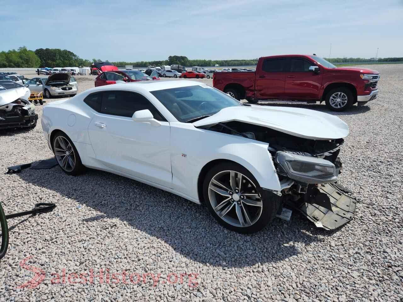 2017 CHEVROLET CAMARO VIN 1G1FD1RS8H0112638, rear 3/4 view