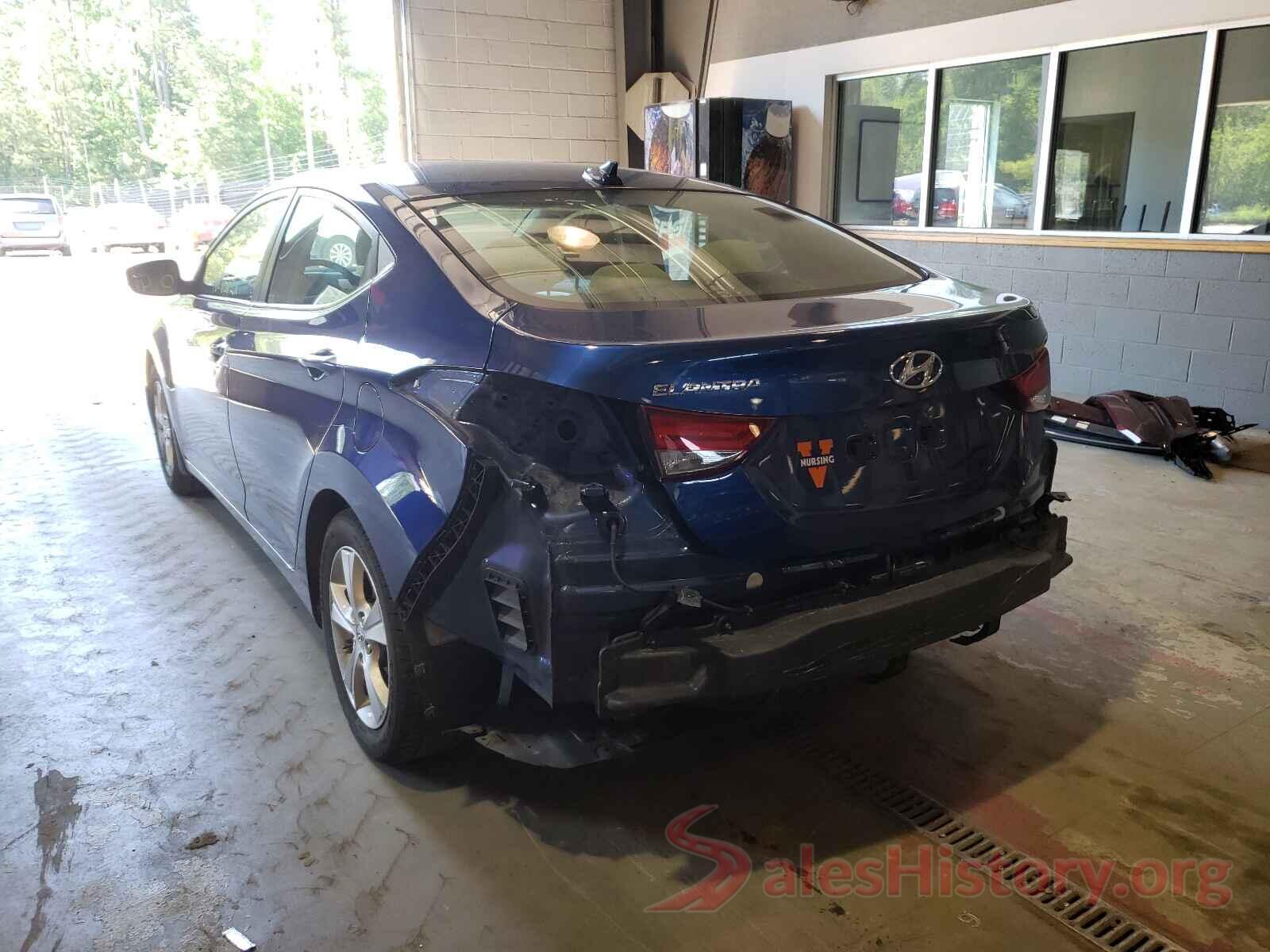 5NPDH4AE1GH676854 2016 HYUNDAI ELANTRA