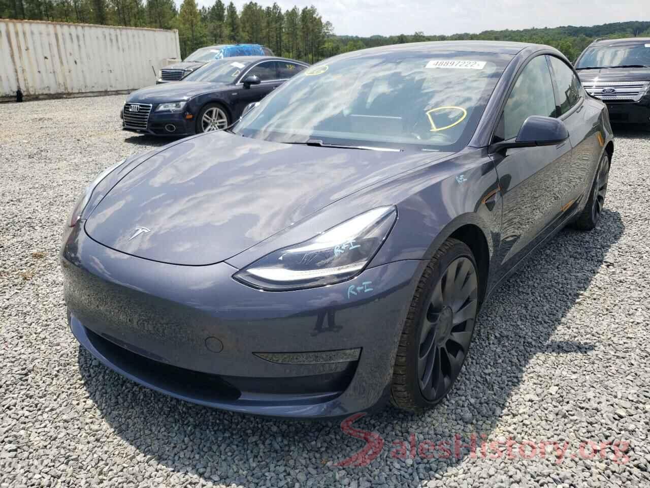 5YJ3E1EC0MF061878 2021 TESLA MODEL 3