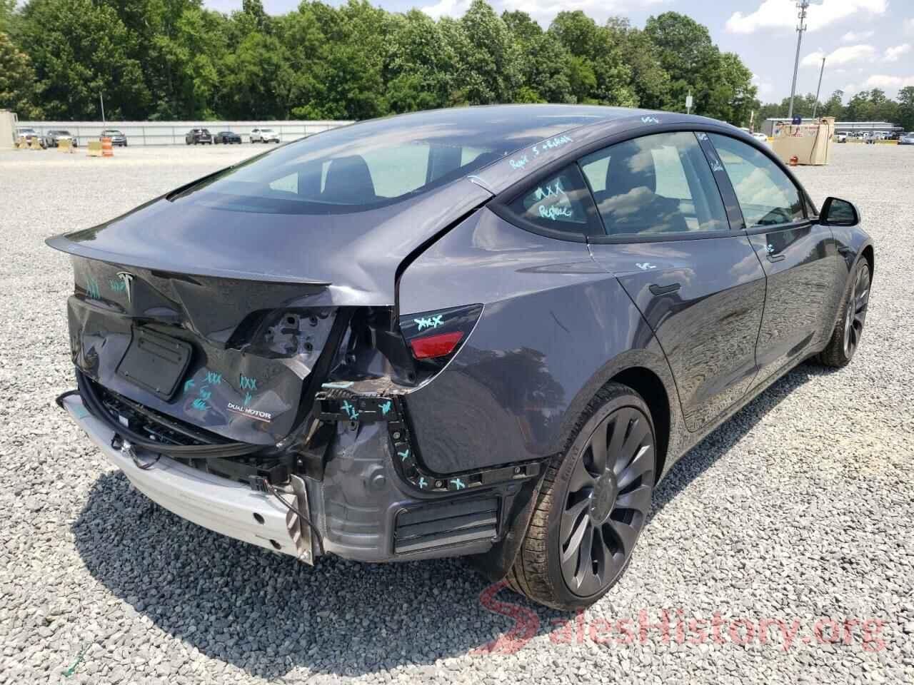 5YJ3E1EC0MF061878 2021 TESLA MODEL 3