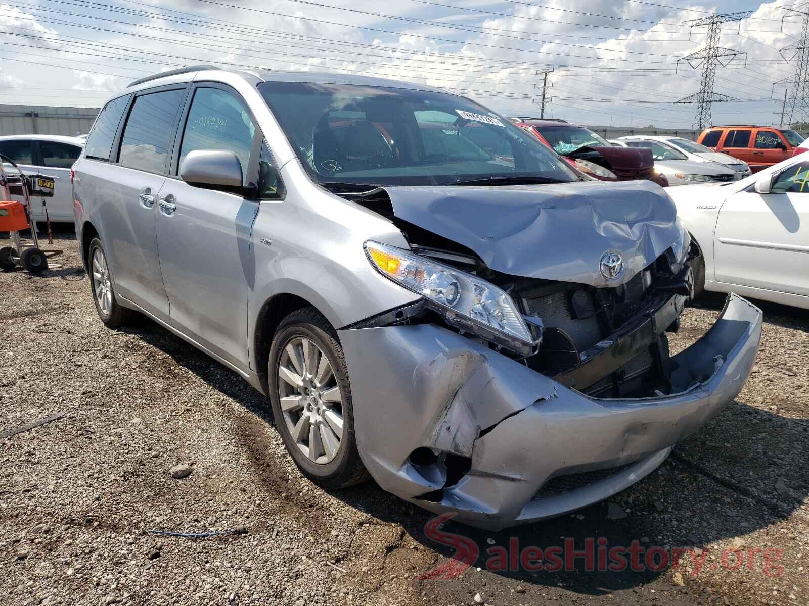 5TDDZ3DC1HS153802 2017 TOYOTA SIENNA