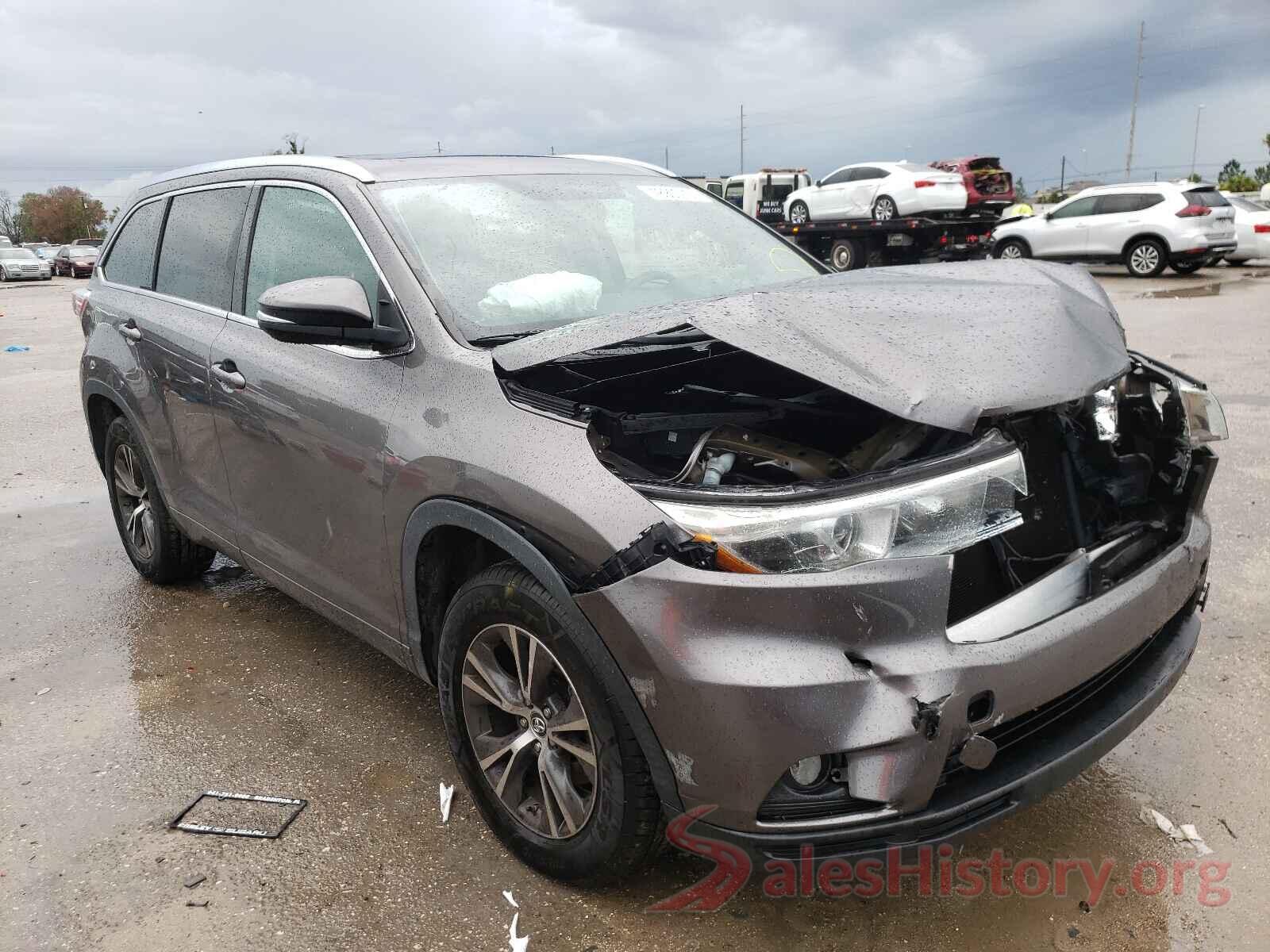 5TDKKRFH5GS162735 2016 TOYOTA HIGHLANDER