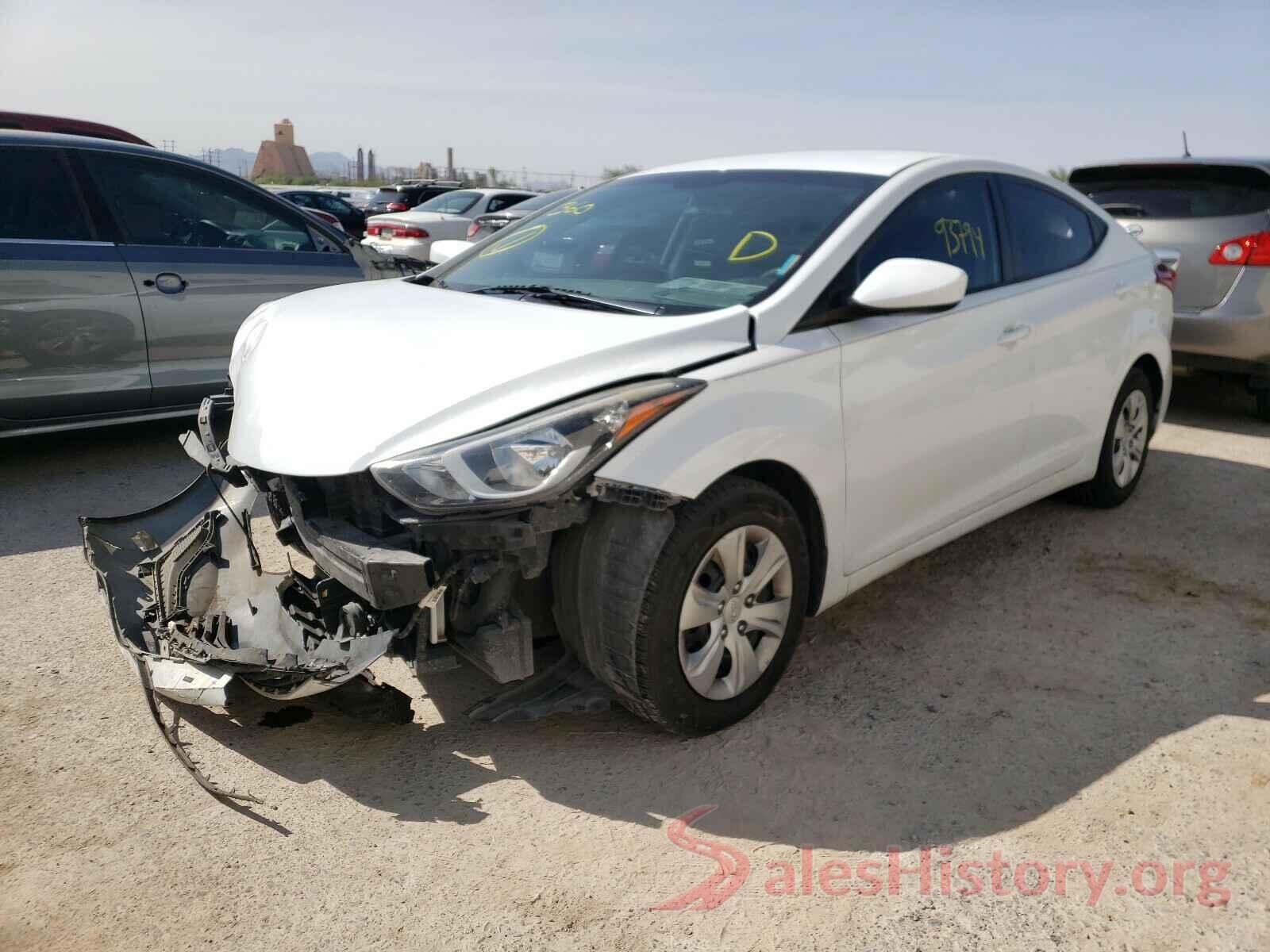 5NPDH4AE7GH760449 2016 HYUNDAI ELANTRA