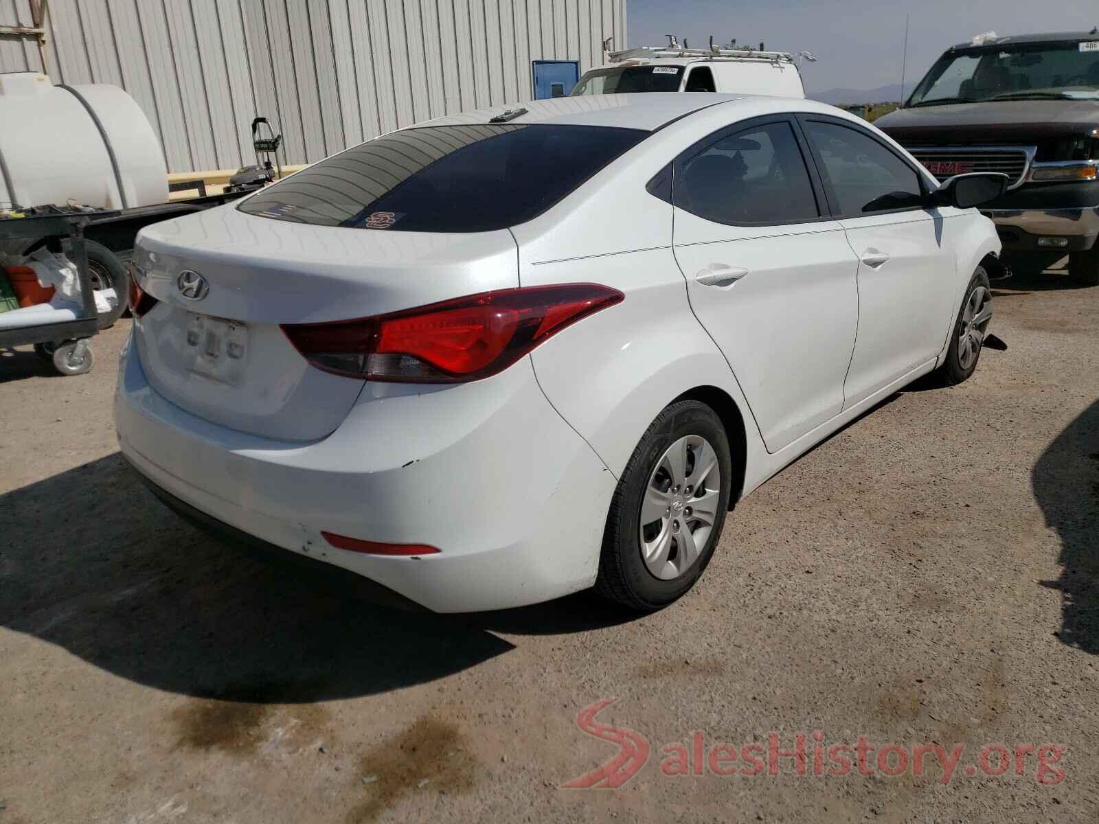 5NPDH4AE7GH760449 2016 HYUNDAI ELANTRA