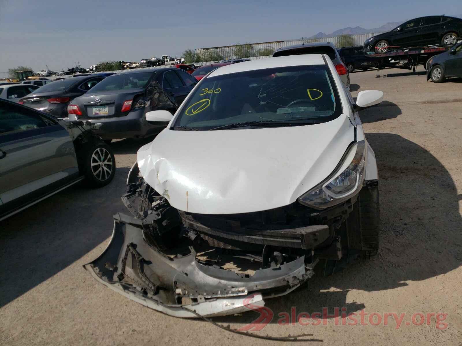 5NPDH4AE7GH760449 2016 HYUNDAI ELANTRA