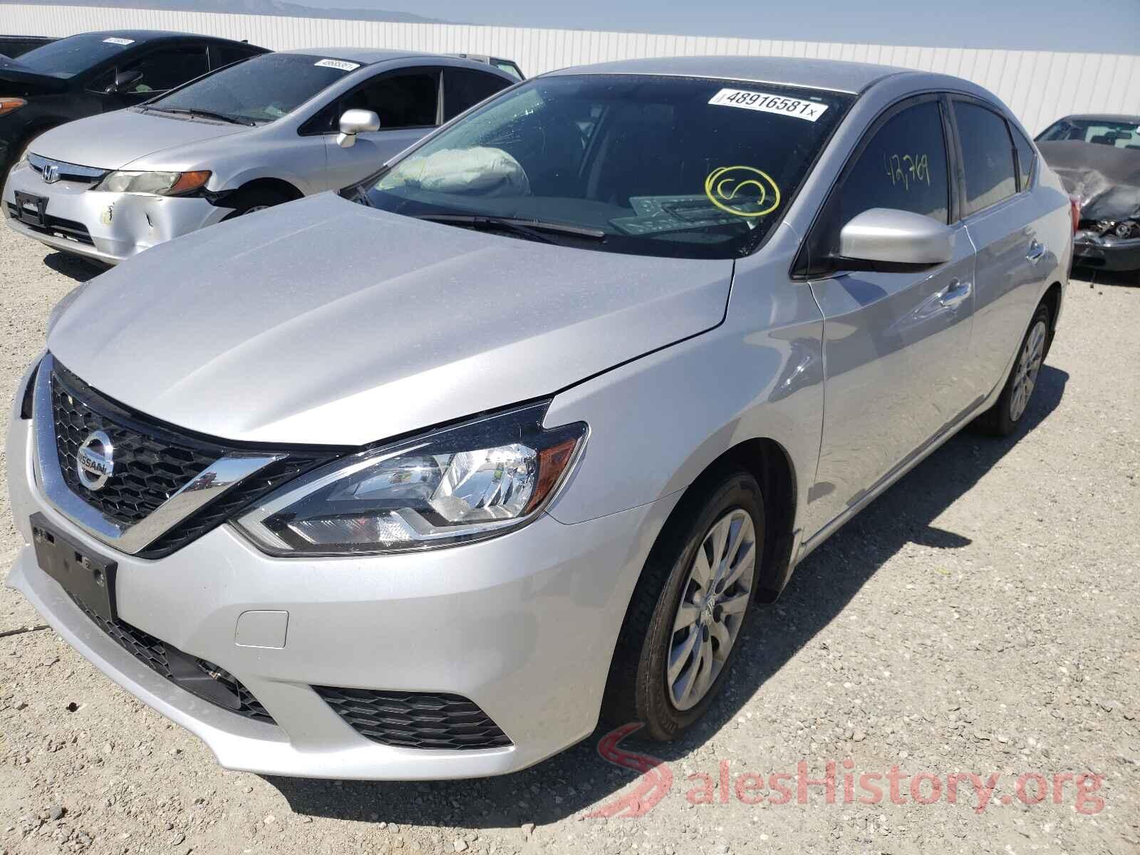 3N1AB7AP7KY445916 2019 NISSAN SENTRA