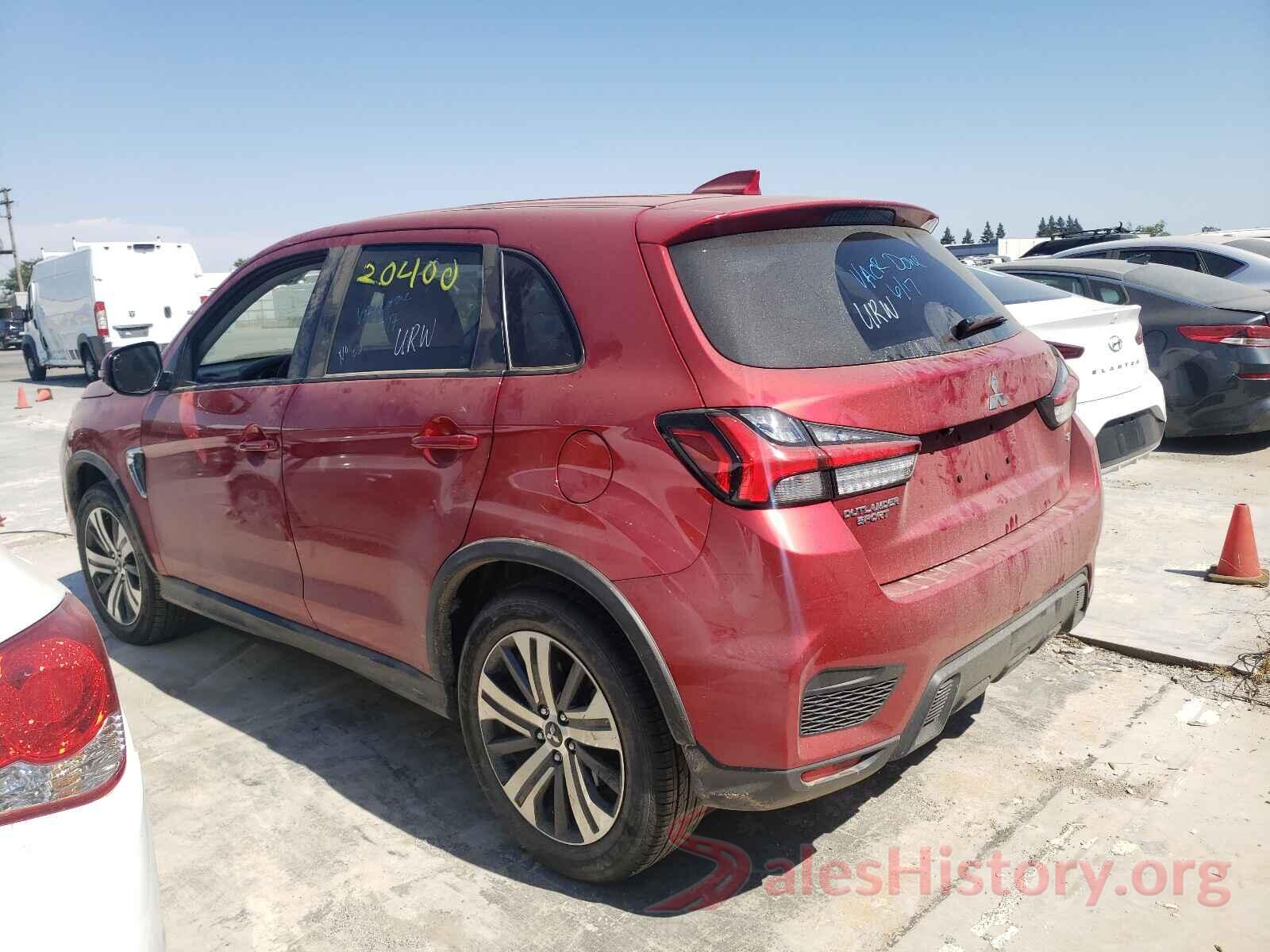 JA4AR3AU1LU022383 2020 MITSUBISHI OUTLANDER