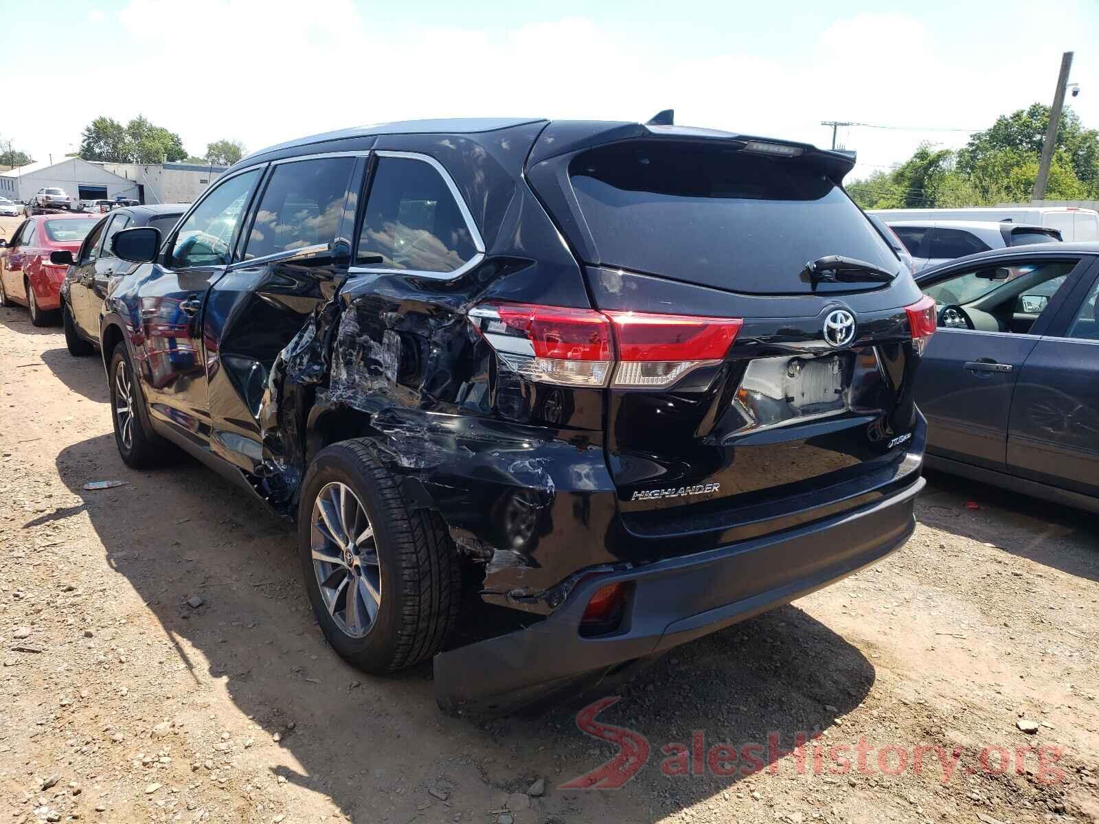 5TDJZRFH1KS573761 2019 TOYOTA HIGHLANDER