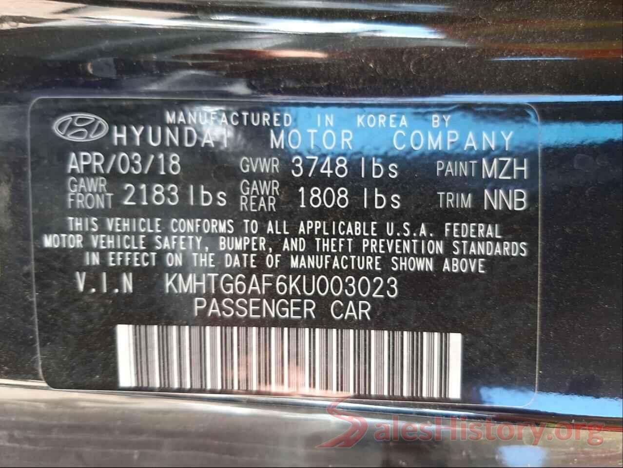 KMHTG6AF6KU003023 2019 HYUNDAI VELOSTER