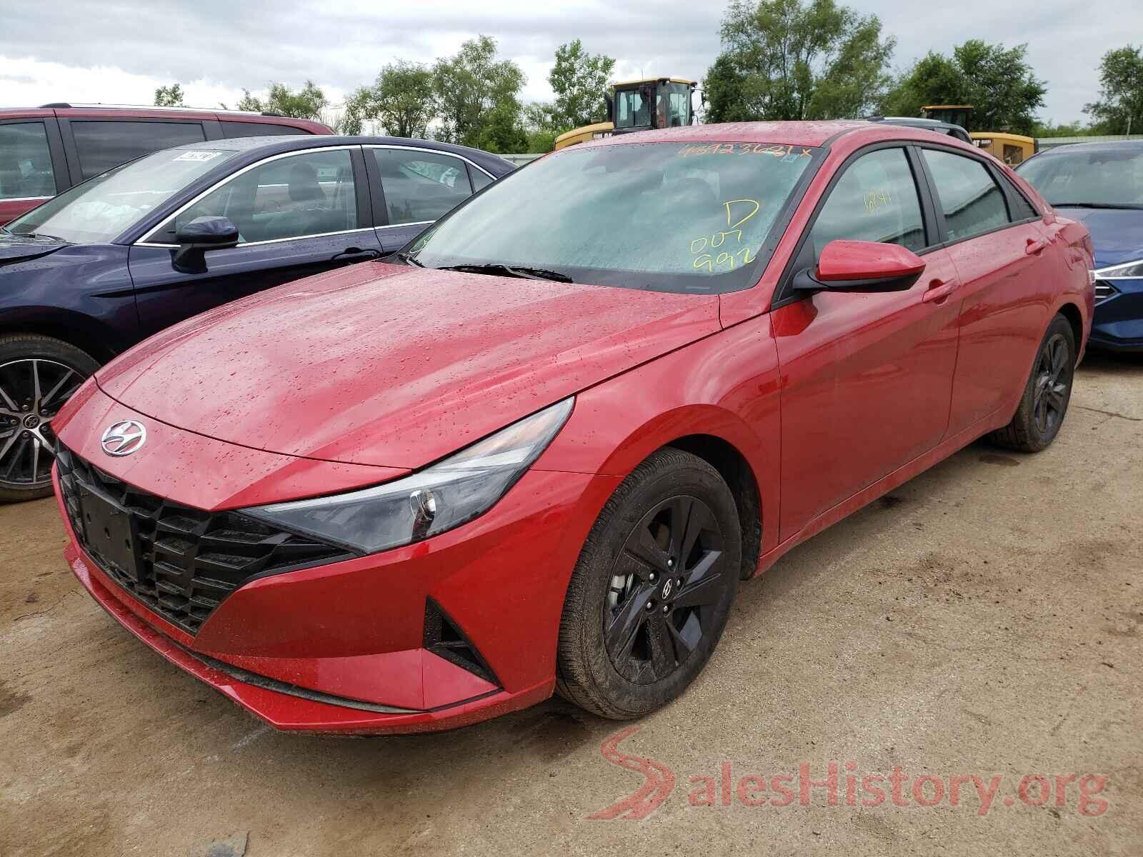 5NPLM4AG5MH007992 2021 HYUNDAI ELANTRA