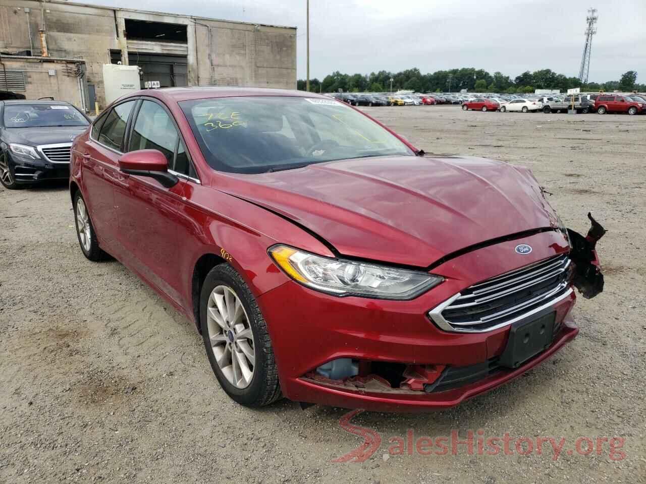 3FA6P0HD6HR347492 2017 FORD FUSION