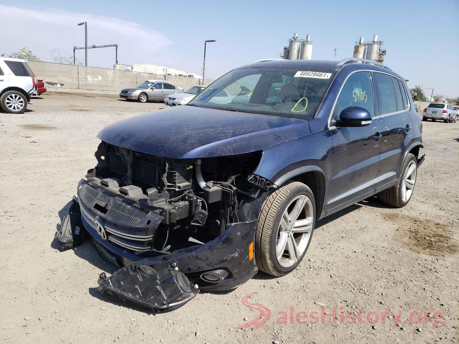 WVGAV7AX2GW080463 2016 VOLKSWAGEN TIGUAN